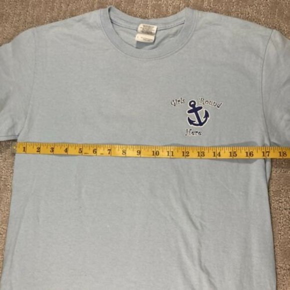 EUC UNC Girls Round Here University Blue Short-Sleeved T-Shirt - Size S - Picture 5 of 8